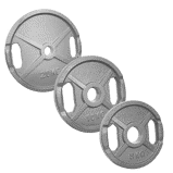 Zeige Details für Hantelscheibe mit 2 Grifflöchern, guss, 50mm Bild von Hantelscheibe mit 2 Grifflöchern, guss, 50mm