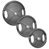 Zeige Details für Hantelscheibe mit 2 Grifflöchern, gummiert, 30mm Bild von Hantelscheibe mit 2 Grifflöchern, gummiert, 30mm