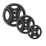 Zeige Details für Hantelscheibe mit 4 Grifflöchern, Polyurethan, 30mm Bild von Hantelscheibe mit 4 Grifflöchern, Polyurethan, 30mm