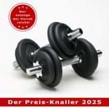 Zeige Details für Profi-Kurzhantel-Set (2x10kg) , Gusseisen Bild von Profi-Kurzhantel-Set (2x10kg) , Gusseisen