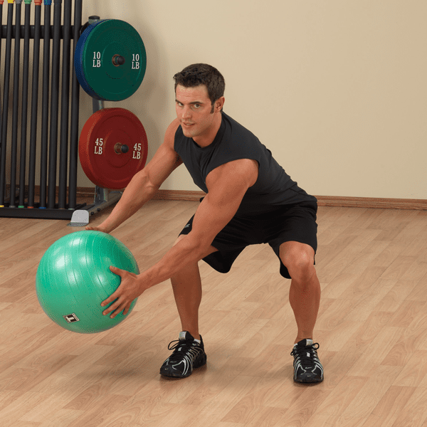 Gymnastikball zur Rehabilitation und Fitnessübungen, 75 cm, grau