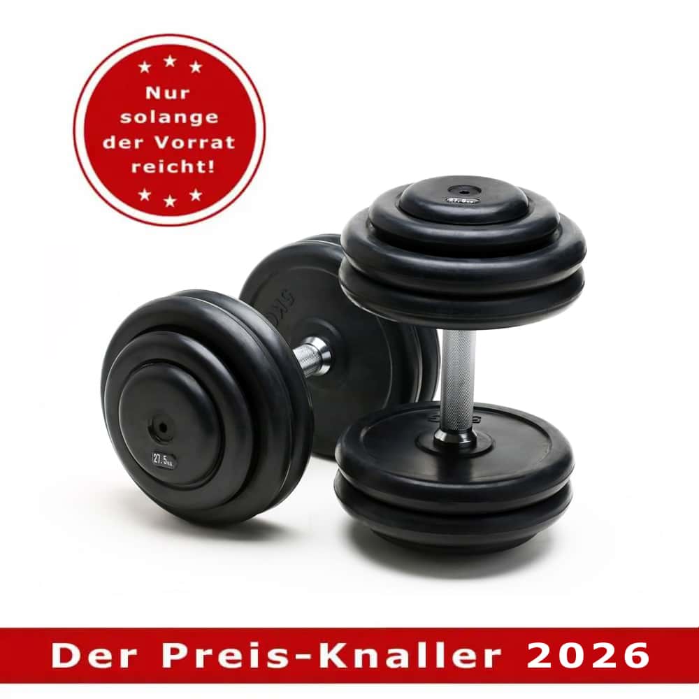 Bild von Kompakthantelpaare, gummiert, 2,5kg-Abstufung